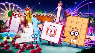 Numberblocks Enter the Colorful Fair at Night… But a Secret Number Mission Begins! 🌙✨