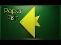 How To Make A Paper Fish ! Origami Paper Fish ! Craft Video And Tutorial