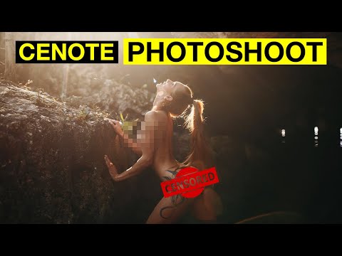 Cenote Photoshoot - Photography Workshop In Tulum Mexico