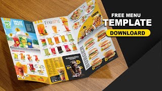 FREE MENU TEMPLATE,  PRINT READY FILE