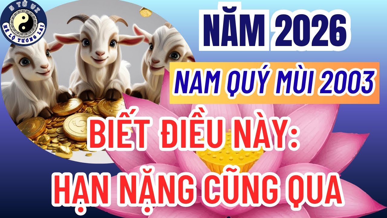 Tử Vi Quý Mùi 2003 Nam Mạng 2026: Linh Giới Thử Lòng & Hạn Thiên La Đáng Sợ | 5 Tử Vi