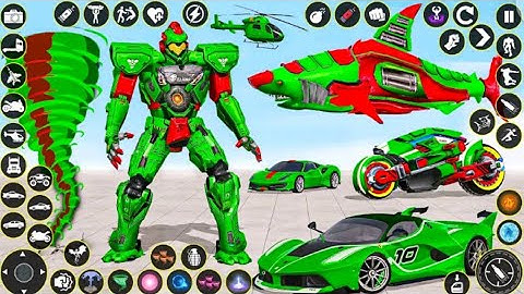 NEW SHARK BIKE ROBOT CAR TRANSFORMATION GAME 2023...