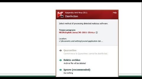 How to remove HEUR:Exploit.Java.CVE-2011-3544.a(HEUR:Exploit.Java.CVE virus removal tips)