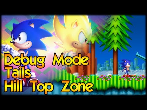 Sonic 2 HD Alpha Secrets - Debug, Tails, Hill Top Zone