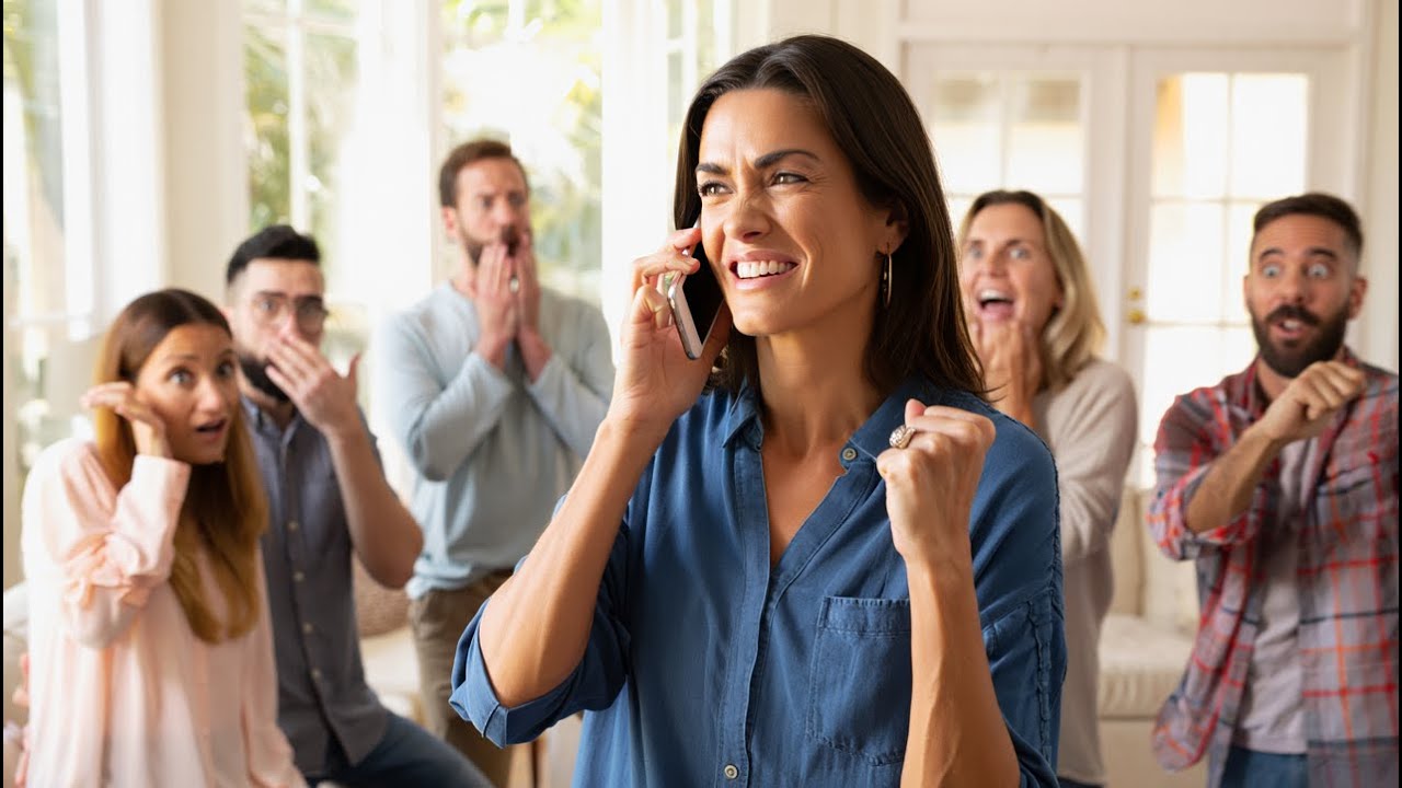 Жена объявила о нашем разводе по громкой связи. Мой ответ стер ухмылки с лиц всех присутствующих…