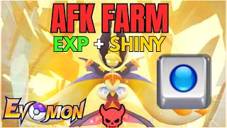 BEST AFK FARM *EXP & SHINY* MACRO In Evomon