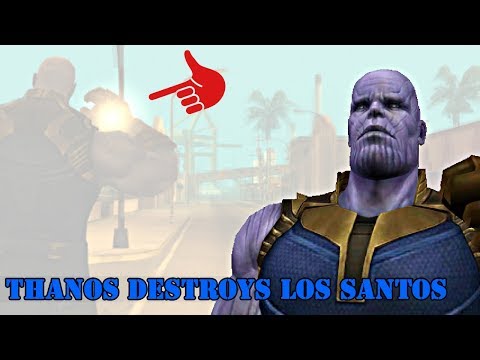 Thanos Destroys Los Santos in GTA San Andreas!