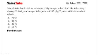Pembahasan Soal UN IPA SMP 2012 Kalor
