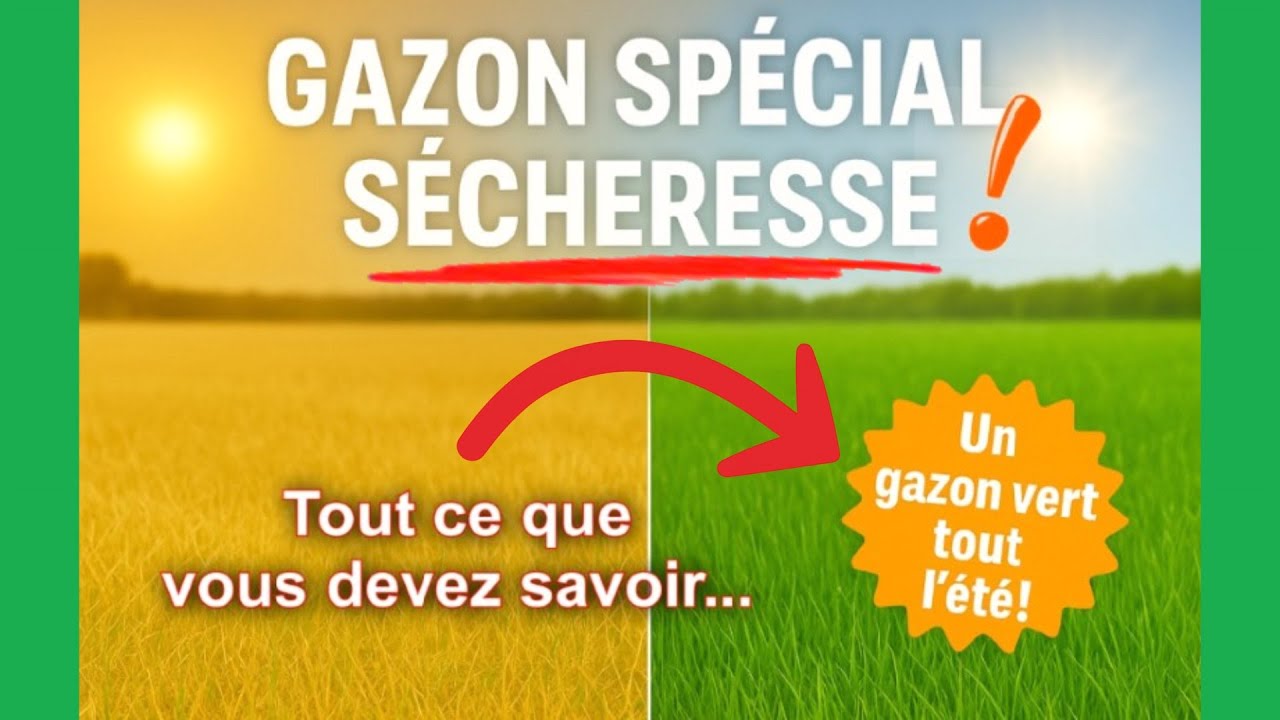 Dites adieu à la pelouse grillée ! Découvrez les nouveaux gazons résistants à la sécheresse...