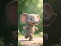 🐘 Bayi Gajah Mini di Ujung Jari 😍 | Lucunya Bikin Senyum Sendiri! #cute #miniature #3d
