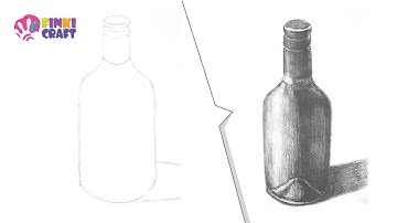 How to Draw a Bottle- Pencil Drawing Tutorial
