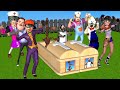 Scary Teacher 3D NickJoker and Tani Harley Quinn Troll Siren Head and Granny with Coffin Dance