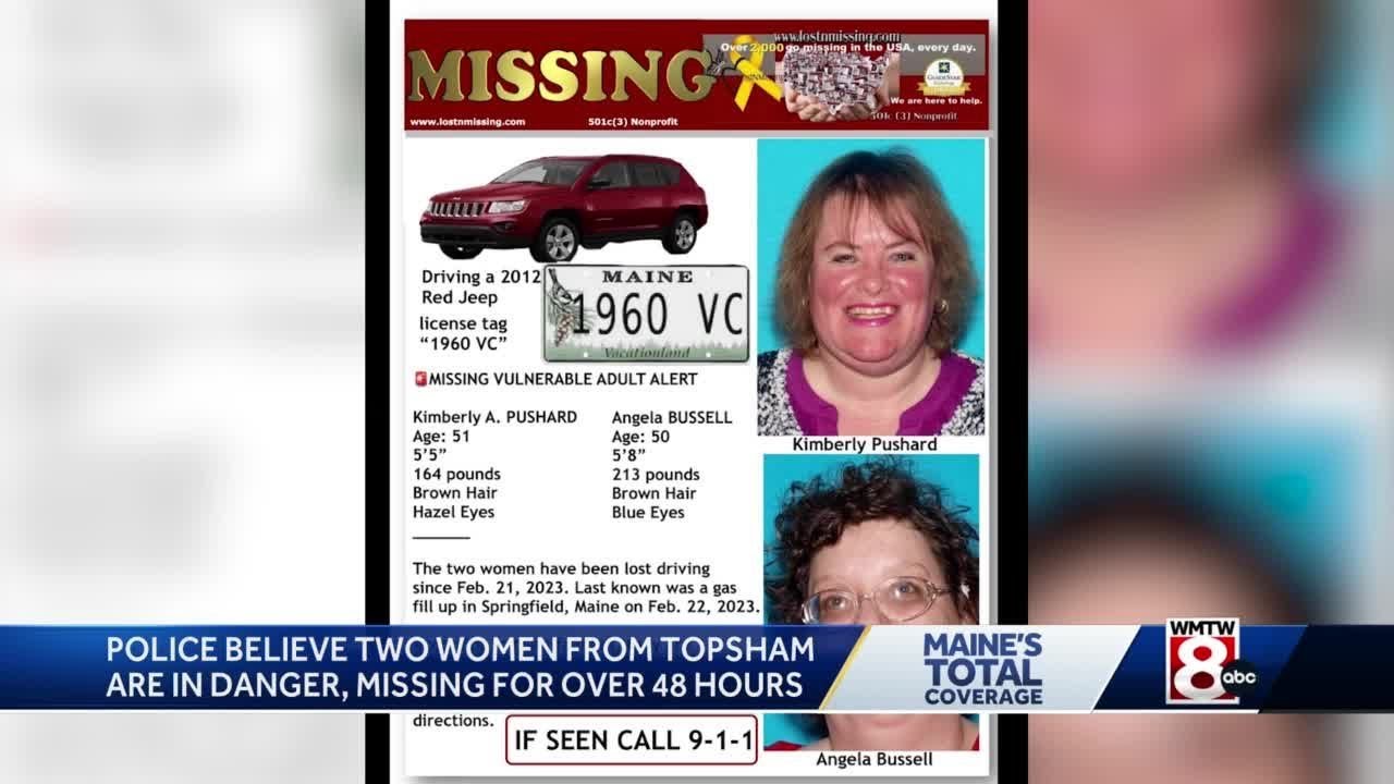 The search continues for two missing women from Topsham - YouTube