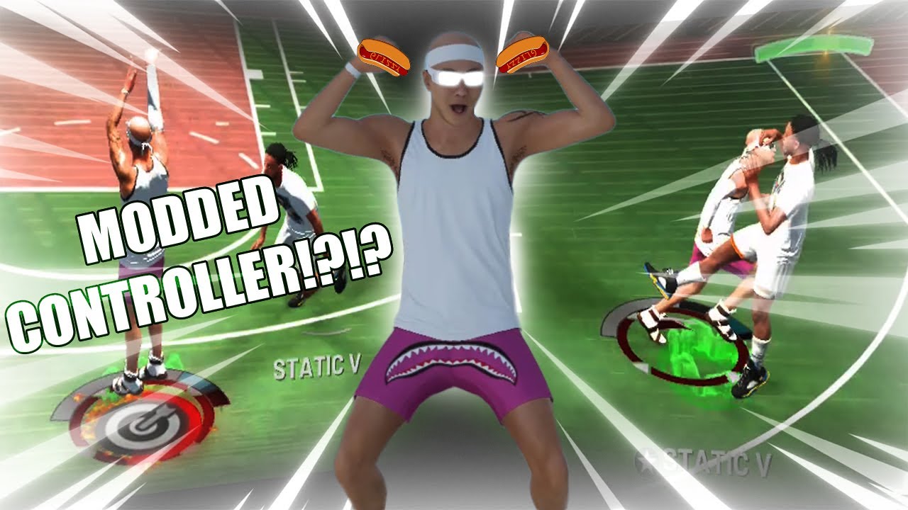  NBA 2K21 but against someone with a modded controller 