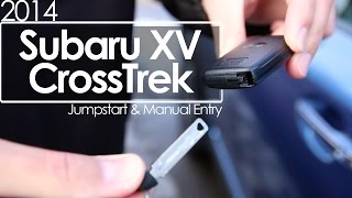 2014 XV CrossTrek (Hybrid) Battery | Jumpstart & Manual Entry