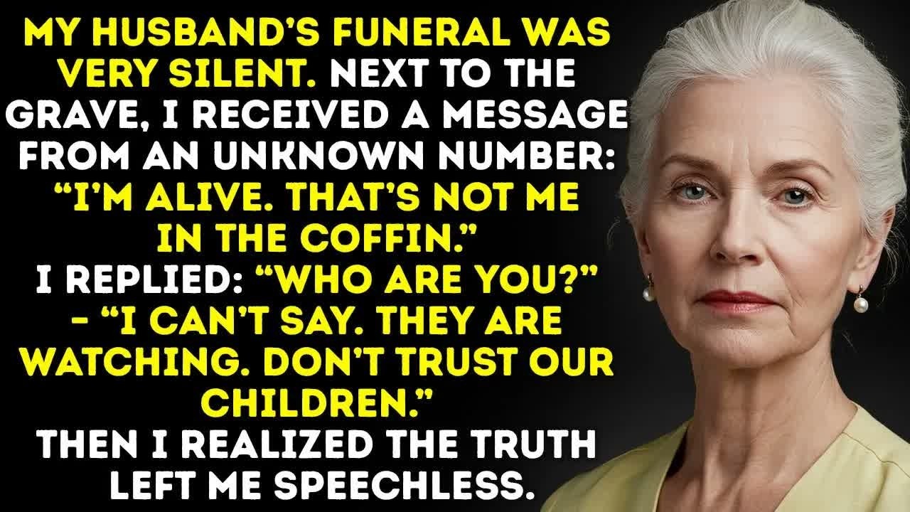“I’m Alive, Don’t Trust Them”—A Shocking Message During My Husband’s Funeral!
