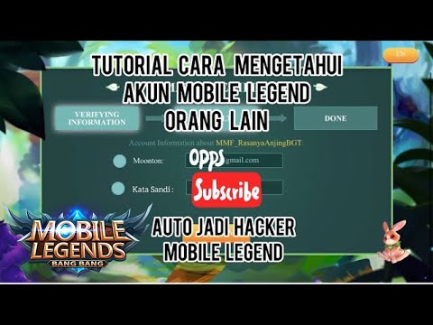 TUTORIAL HOW TO KNOW THE LOST MOBILE LEGEND ACCOUNT PLATFORM/EMAIL