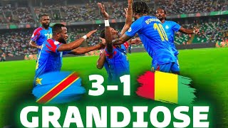 🇨🇩🇨🇩VICTOIRE DE LA RDCONGO FACE A LA GUINÉE 🇨🇩🇨🇩 3-1 🇬🇳🇬🇳🇬🇳