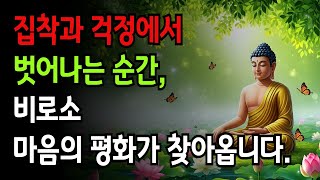 “걱정과 걱정을 내려놓는 지혜 – 애쓰지 말고, 그냥 살아라” | 부처님 말씀 | 마음수행자 | 오디오북