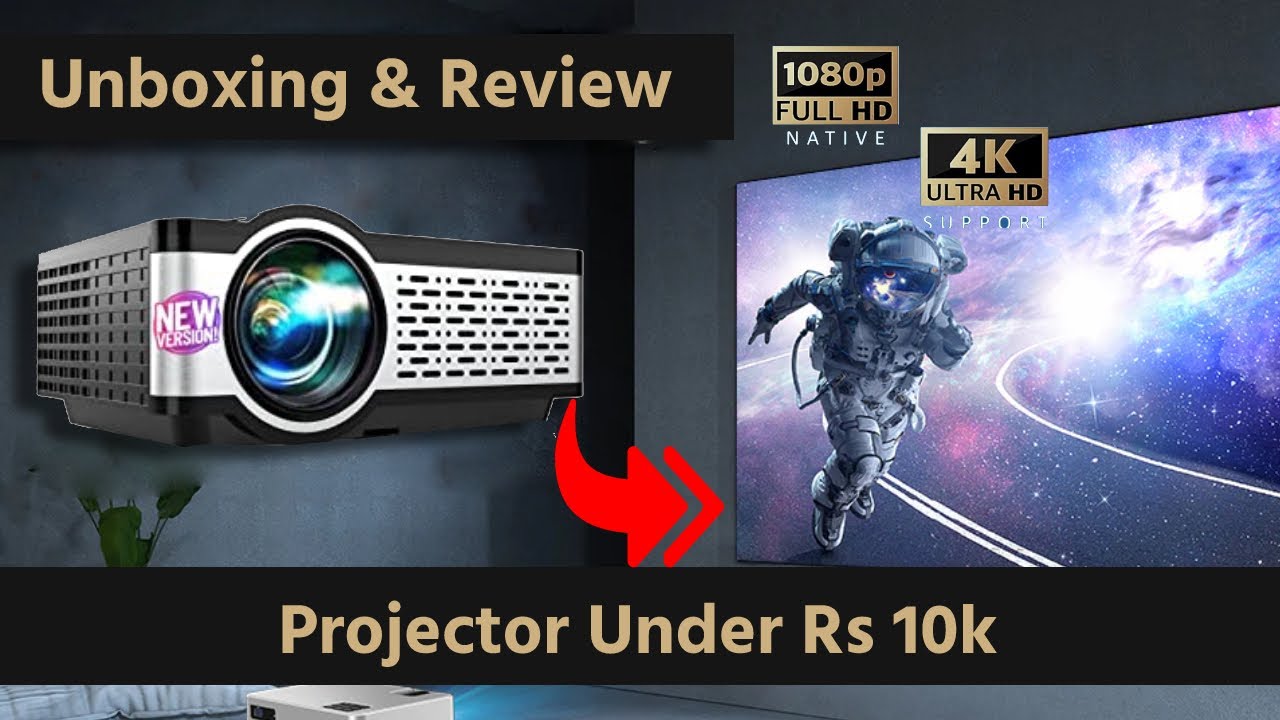 Cheapest Projector Under 10000 EGate i9 ProMax 1080p Full HD Projector Digital Mishra