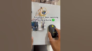 Smart gate opening✨ #arduino #arduinoproject #shorts #diyelectronics #iot #embeddedsystem #trending