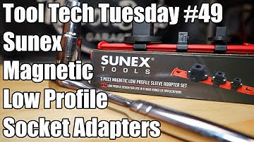 🔧Tool Tech Tuesday #49 | Sunex MAGNETIC Low Profile Socket Adapters