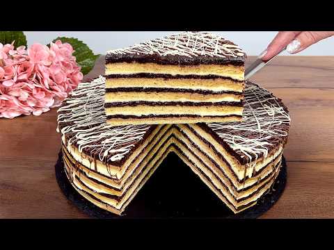 I found a fantastic recipe for a black-and-white cake. Just simple ingredients.