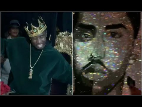 Diddy Gets A Painting Made Of Diamonds For His Birthday