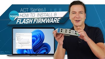 How to flash the Firmware with IX Admin Tool in the ACT (Advanced Configuration Tool) I Part 1