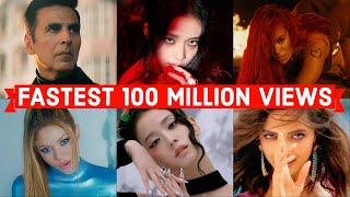 Global Fastest Songs To Reach 100 Million Views On Youtube Of All Time Top 50