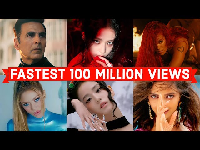 Global Fastest Songs to Reach 100 Million Views on Youtube of All Time (Top 50) class=