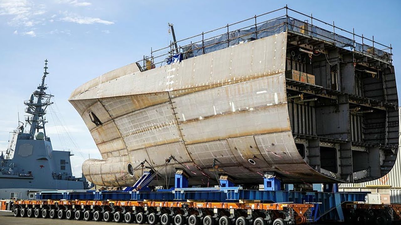 Incredible Modern Biggest Ship Building Process - Insane Giant Ship  Assembly Technology - YouTube