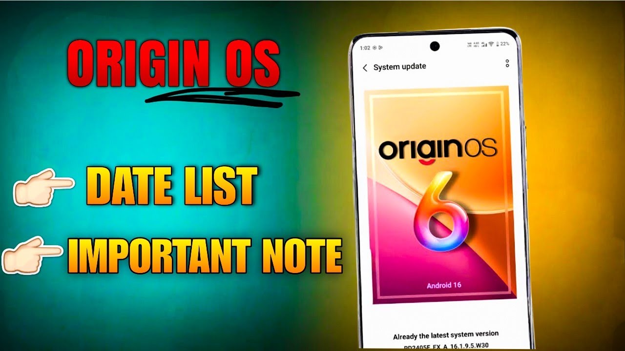 Origin OS 6 update data list and important notice 🤔 for || Don't update ...