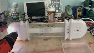 A Working Scale Model Of The Pelletron Electrostatic Generator.