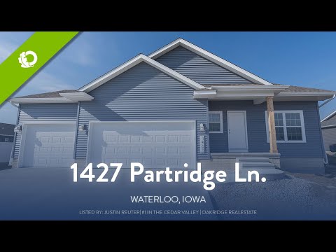 1427 Partridge Ln., Waterloo, IA home video tour