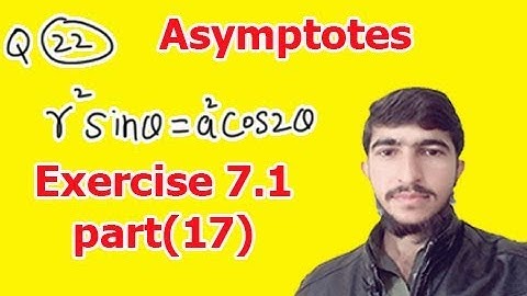 Find the asymptotes of the following curves, (Bsc calculus exercise 7.1 part(17))