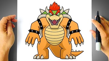 How to DRAW BOWSER - The Super Mario Bros. Movie