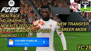 FIFA 16 MOBILE MOD EA SPORTS FC 25 ANDROID OFFLINE ALL TOURNAMENTS MODE AND MANAGER MODE screenshot 5