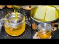 How to Make Pure Ghee from Butter at Home | Golden Clarified Butter #homemadeghee #buttertoghee
