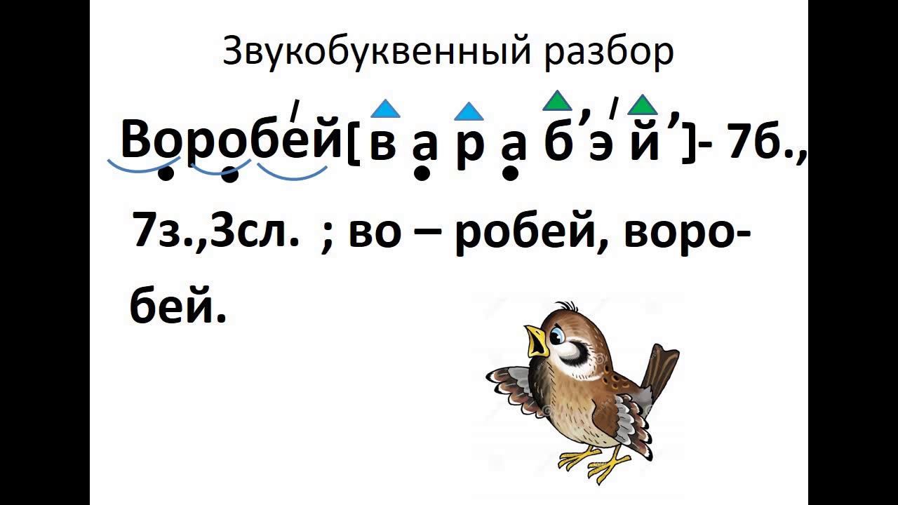 Деление на слоги Перенос слов - YouTube