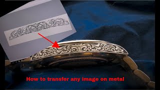 How to transfer any image on metal