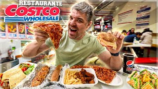 TRYING the MENU from the COSTCO RESTAURANT *THE POPULAR AMERICAN CHEAP SUPERMARKET in SPAIN*