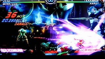 Tatsunoko vs capcom UAS - Zero Combo (ZeroillusionX and fatAvariceX Challenge 2)