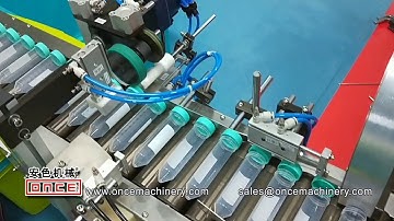 Huayu Automation HY-175 One Color Automatic Screen Printing Machine for Centrifuge Tube + Flat Cap