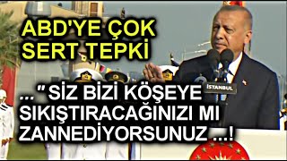 Erdoğandan Abdye, Si̇z Mi̇ Bi̇zi̇ Köşeye Sikiştiracaksiniz..