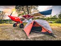 Airplane Camping