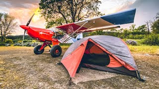 Airplane Camping