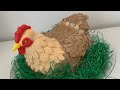 Chicken 3D Cake Tutorial , Huhn 3D Torte Romis