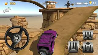 Mountain Climb 4x4: Pink Jeep Wrangler Driving Impossible Stunts - Levels 86 to 90 Android Gameplay screenshot 2