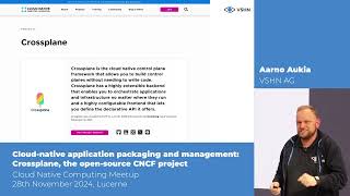"Cloud-native application packaging and management: Crossplane" by Aarno Aukia